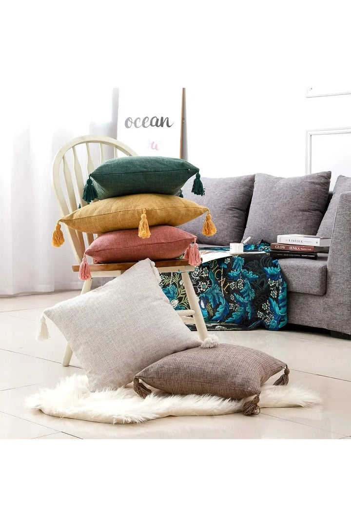 Lino Throw Pillow Cover | Bowlift