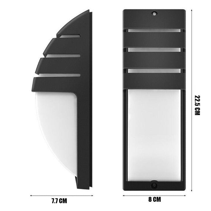 BowLift | Radar Motion Sensor Waterproof LED Outdoor Wall Light