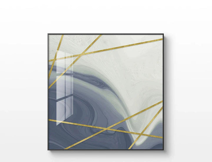 Simple Minimalist Nordic Abstract Square Format Wall Art Fine Art Canvas Prints Pictures For Living Room Bedroom Dining Room Decor | Bowlift