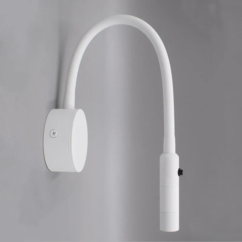 BowLift | Modern Flexible LED Reading Wall Lamp with Switch for Bedroom and Study - 1W/3W