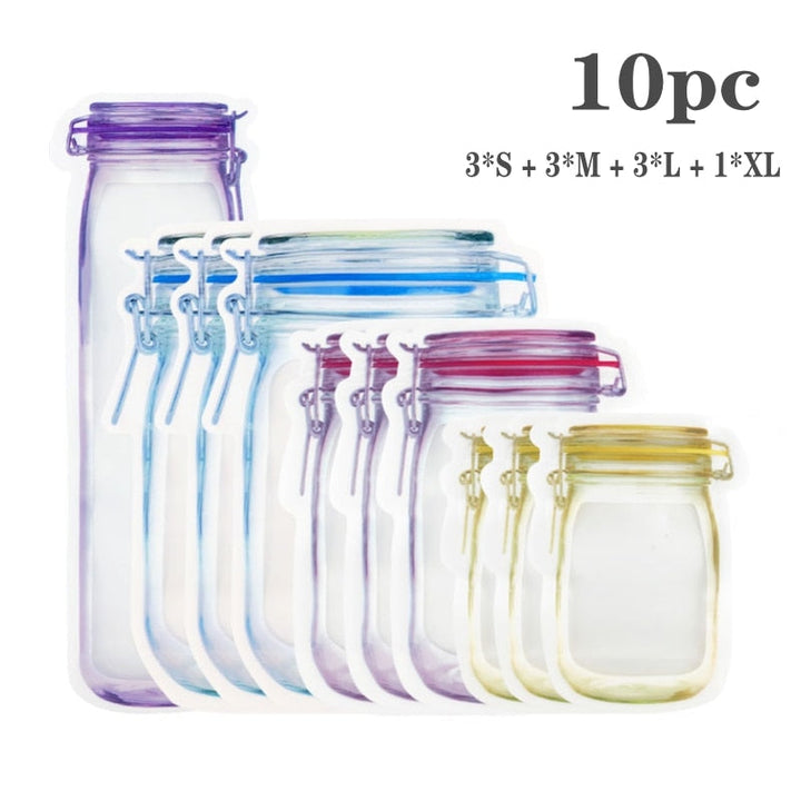 BowLift | Reusable Transparent Jar Storage Bags