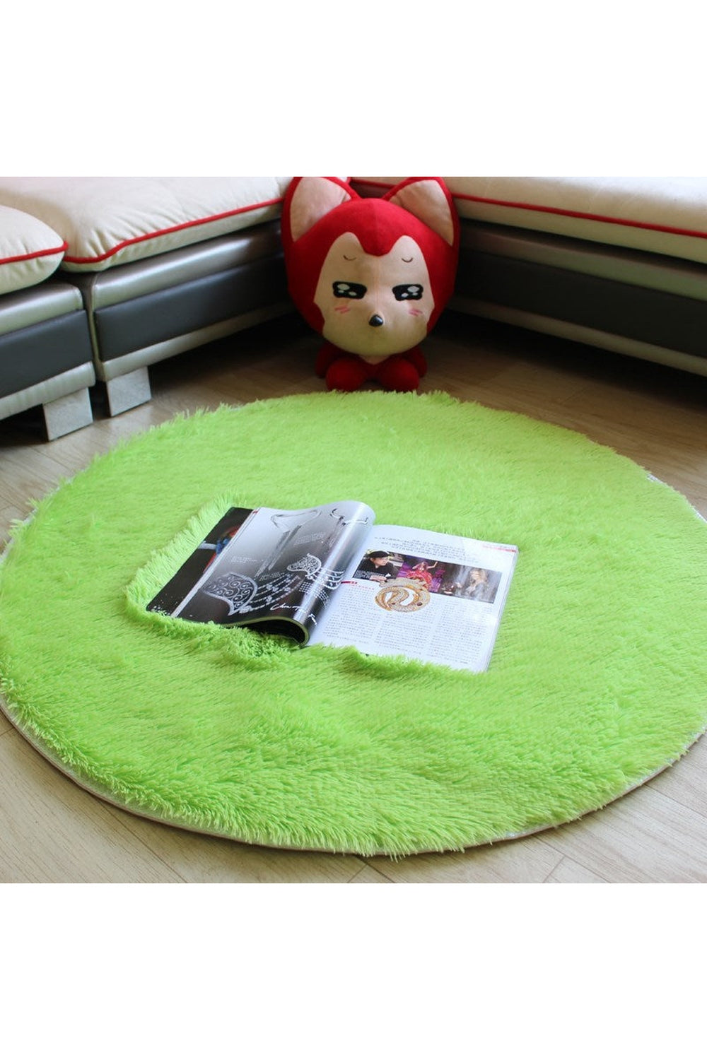 Rainbow Fluffy Carpet | Bowlift