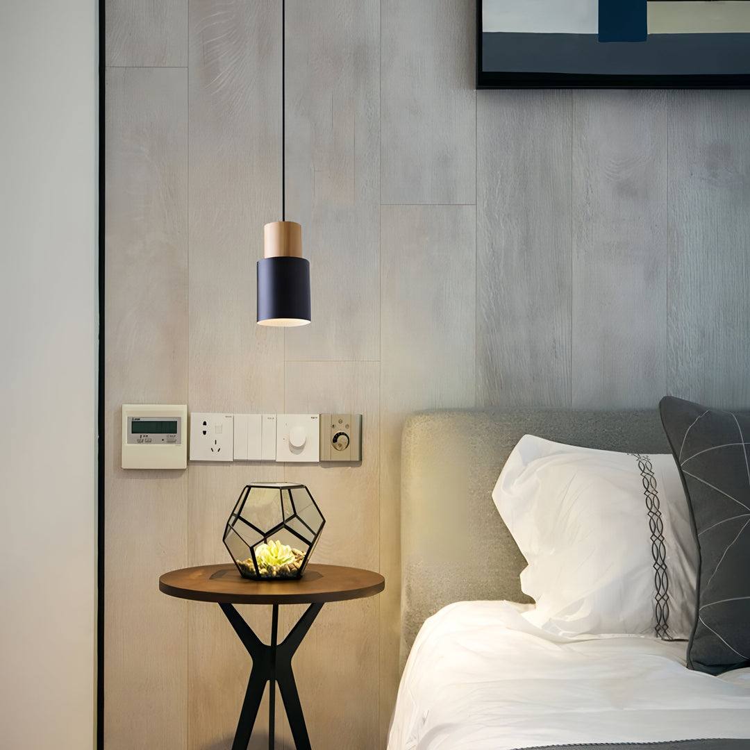 BowLift | Jaziel - Round Wood Nordic Hanging Pendant Lamp