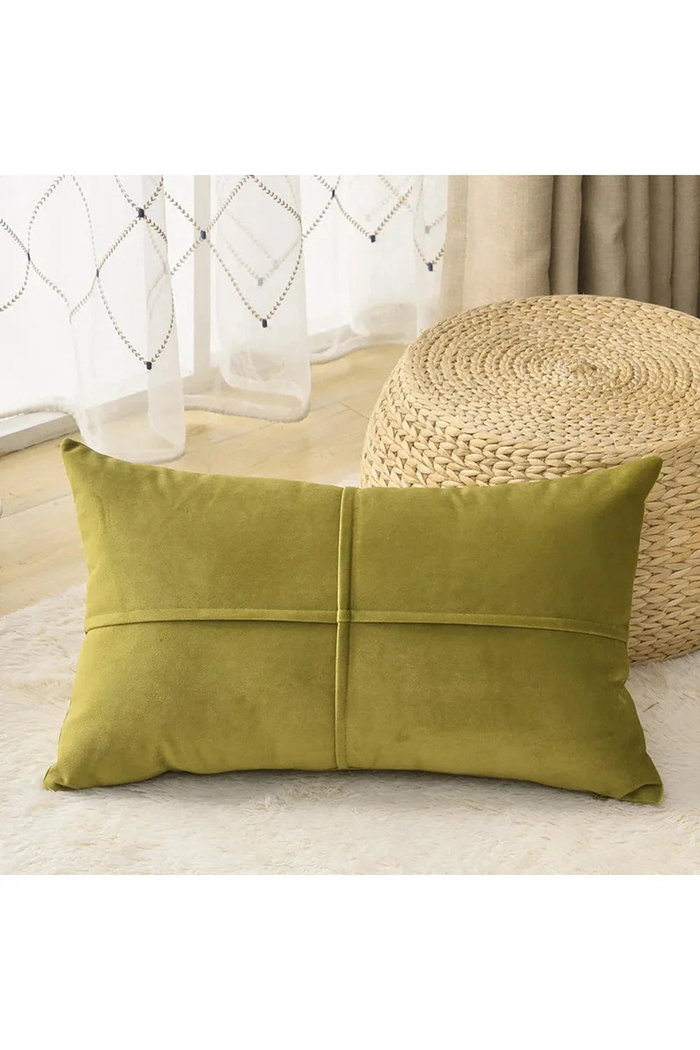 Velvet sofa cushion cover | Bowlift