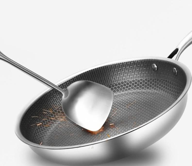 BowLift | PanPro 30cm Stainless Steel Non-Stick Frying Pan