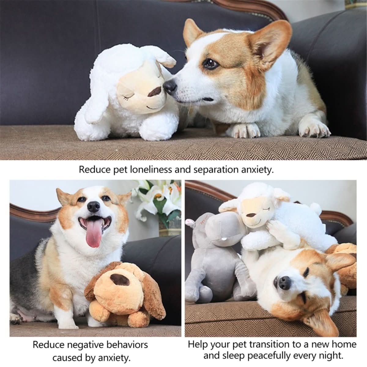 BowLift | CUDDLEPUP – Plush toy with heartbeat for calming puppy nights