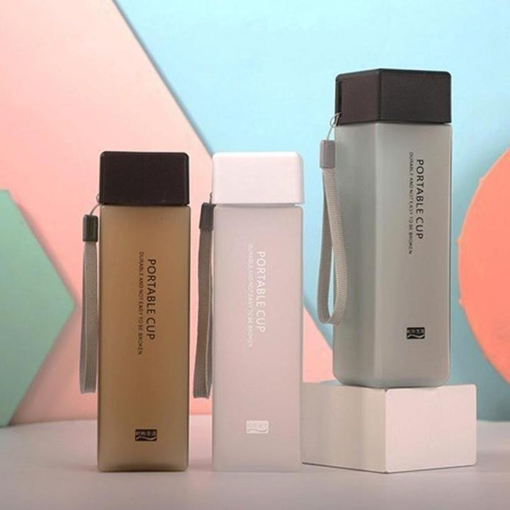 BowLift | Transparent Square Classy Water Bottle Thermos