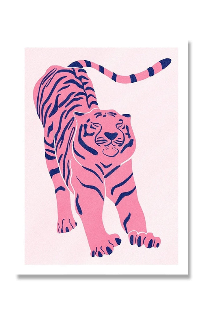 Tiger Art Canvas Poster | Bowlift
