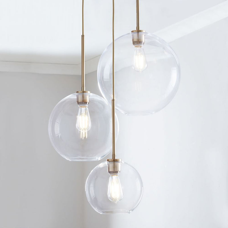 Modern Glass Sphere Pendant Lamps | Bowlift