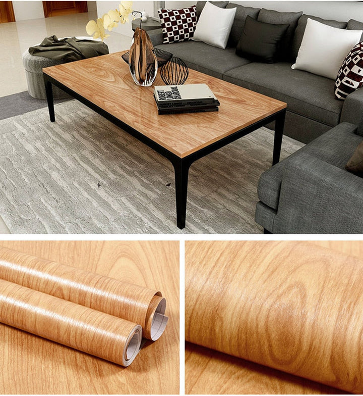 BowLift | Self-Adhesive  Wood Grain Wall Sticker