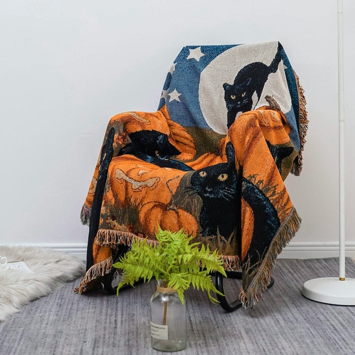 Vintage Pumpkin Sofa Cover Bowliftanket | Bowlift