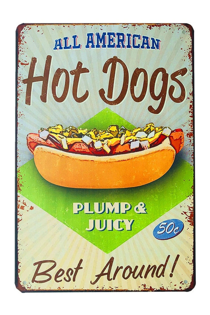 Food Theme Metal Poster | Bowlift