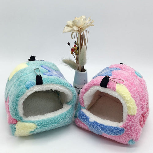 Soft Hamster House with Hammock Bowlift