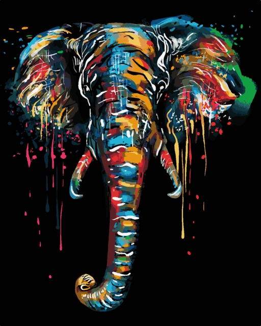 BowLift | Animal portrait (Painting by numbers)