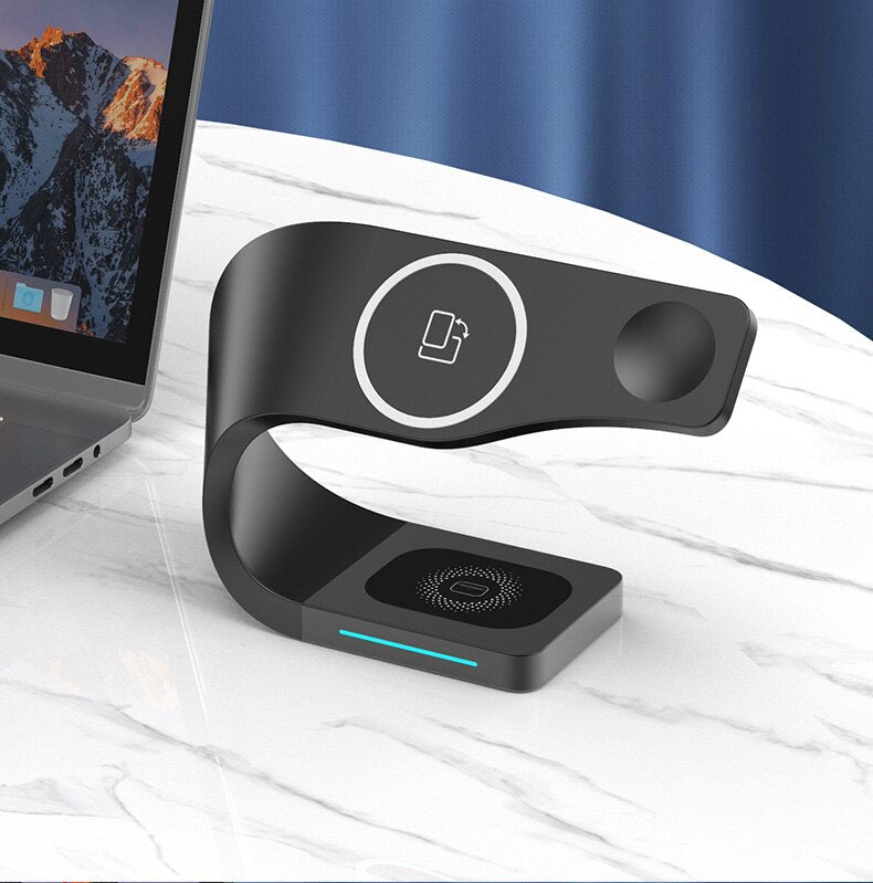 BowLift | Fast Charging Compact iPhone Magnetic Charging Deck