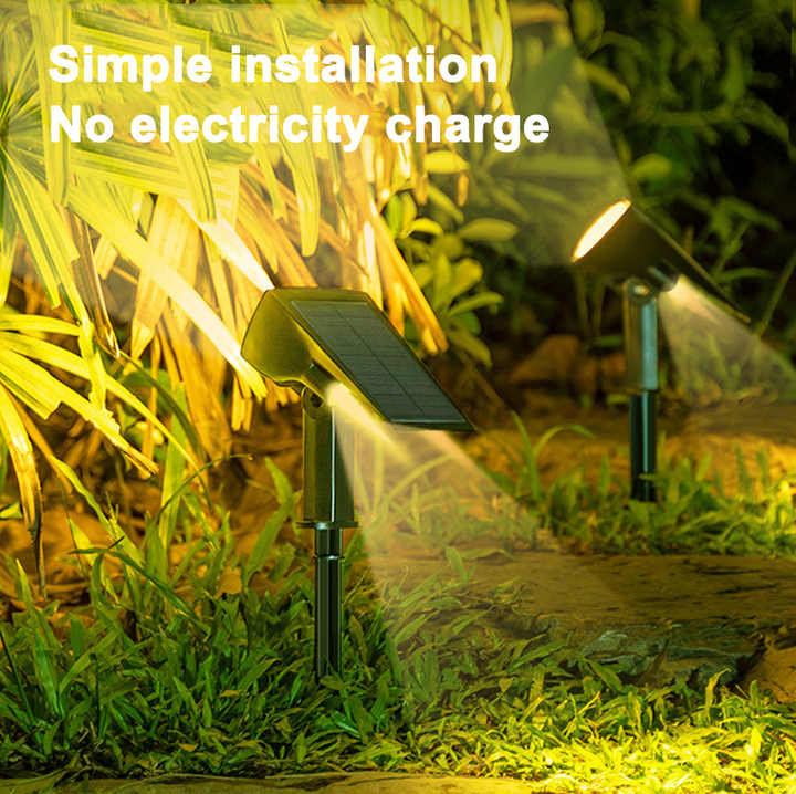 BowLift | Solar LED Spotlight – Outdoor lighting with solar panel for garden and pathways