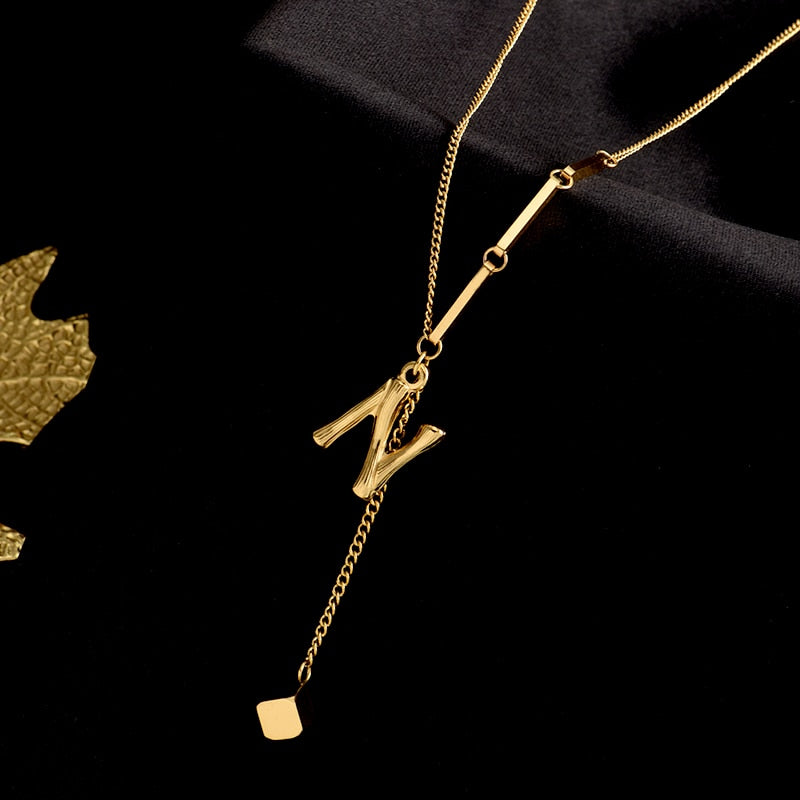 BowLift | Charming Initials Letter Necklace