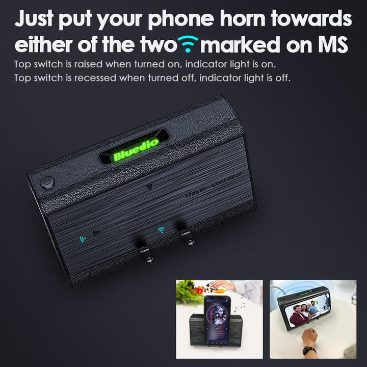 BowLift | Wireless Bluetooth Speaker Phone Holder