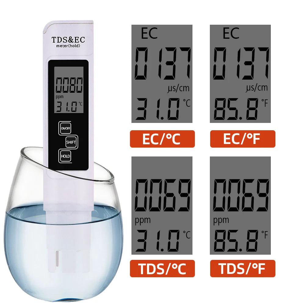 BowLift | PH & ES Digital Water Quality Tester
