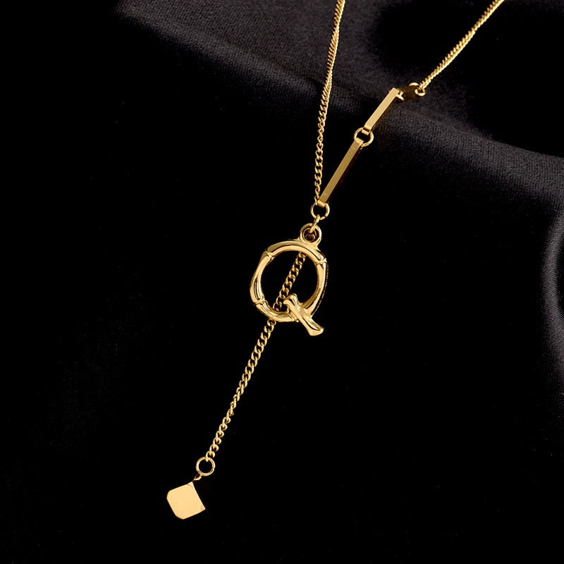 BowLift | Charming Initials Letter Necklace