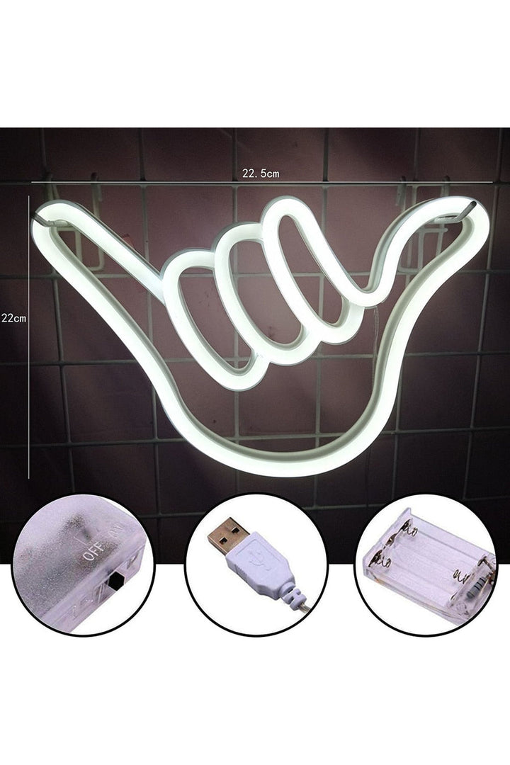 Gesture Neon Light | Bowlift