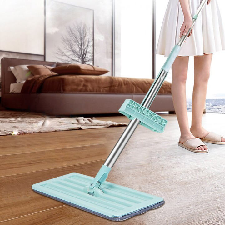 BowLift | Floor Mop FlexiWisch EasyMop | With Twist-Wring Function | 2 Washable Pads | Light & Compact | Usable Without Bucket