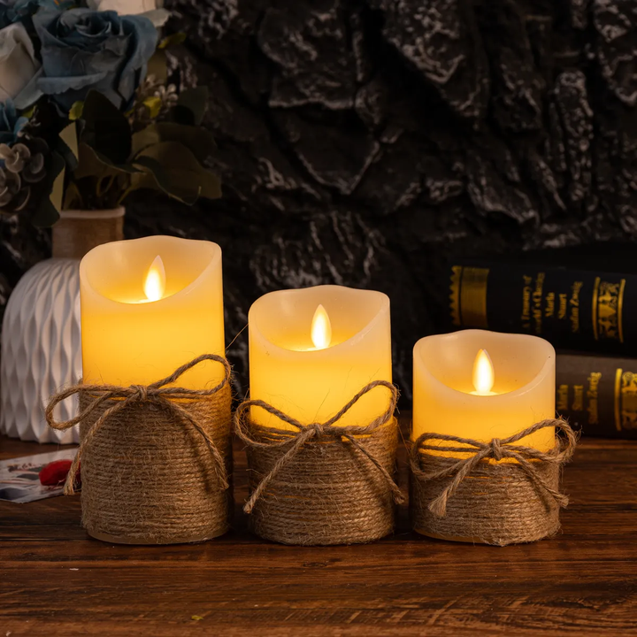 BowLift | LED Candles LumiFlame | Flickering Real Wax Effect | Safe & Energy Saving | Various Sizes & Designs