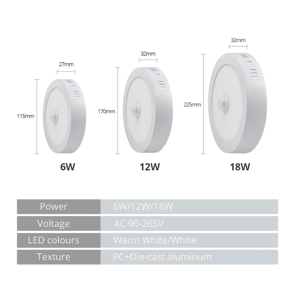 BowLift | Motion Sensor LED Ceiling Lights – Smart Lighting for Your Home