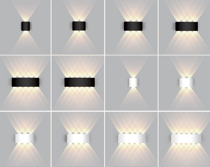 Wall-Ex – Luxury LED Wall Lamp with Stylish Finish Bowlift