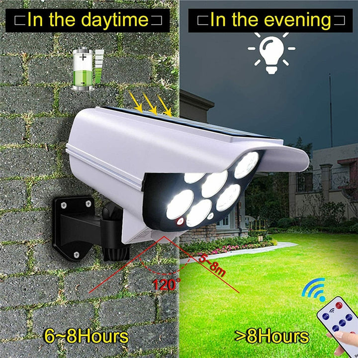 BowLift | Solar Motion Sensor Dummy Security Camera Light