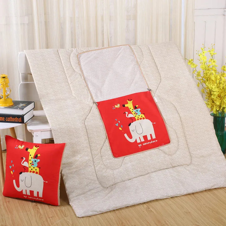 BowLift | Cozy Convertible Pillow Quilt Combo Blanket