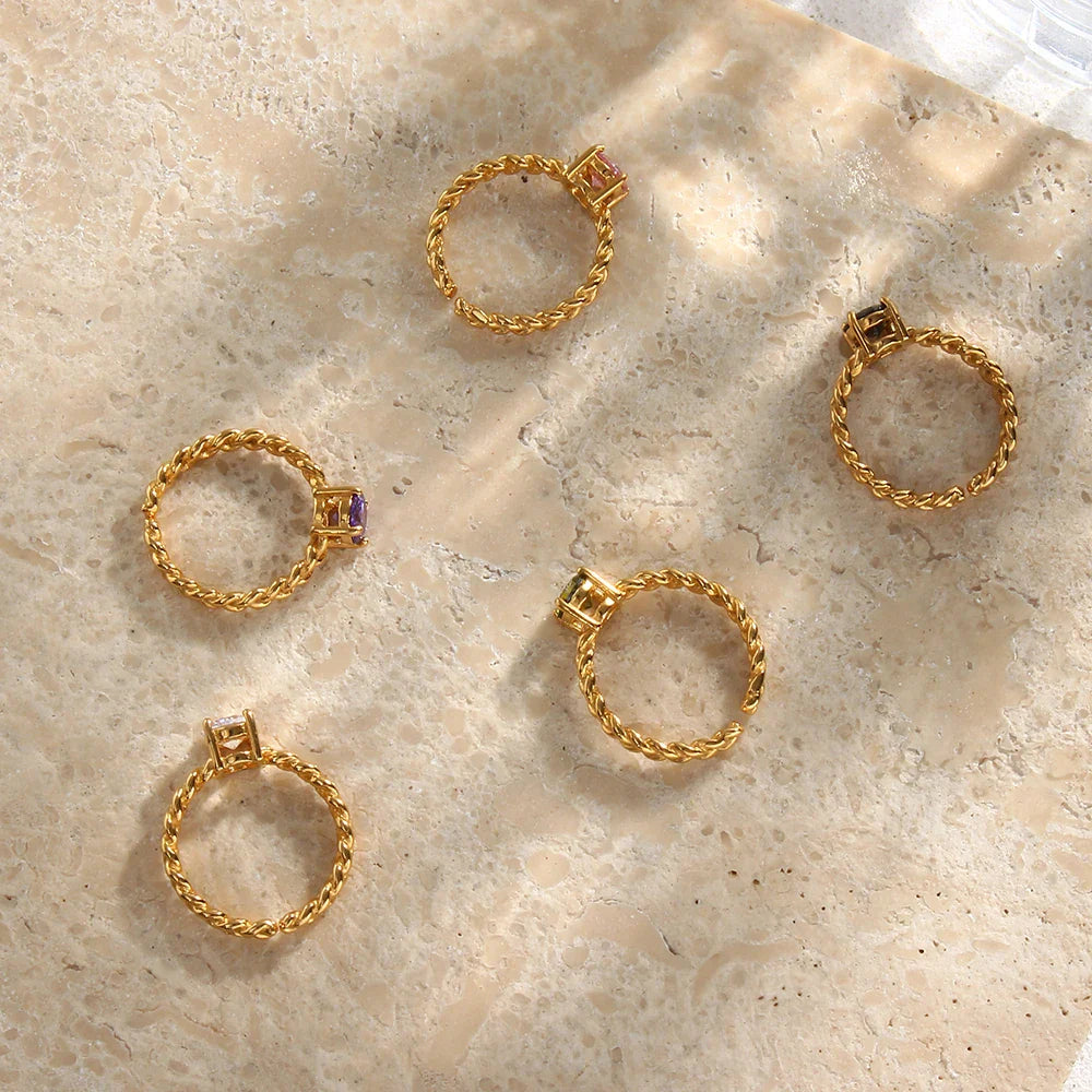 BowLift | Classy Woven Band Diamond Ring