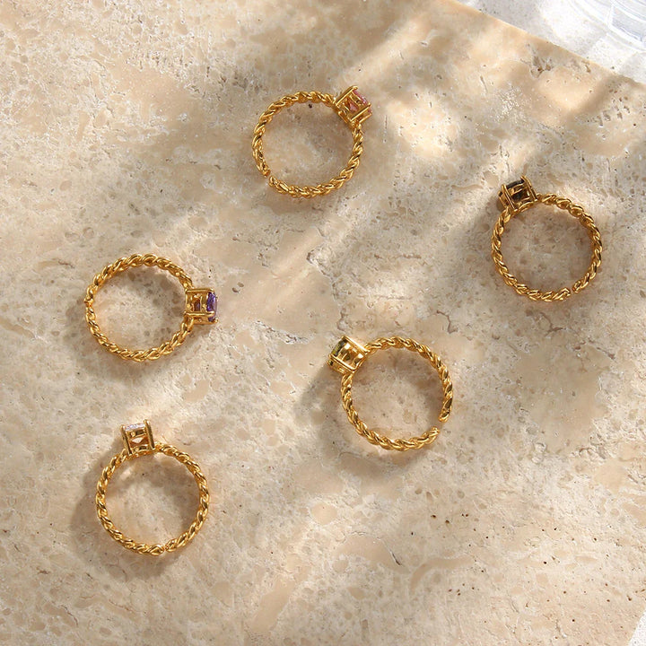 BowLift | Classy Woven Band Diamond Ring