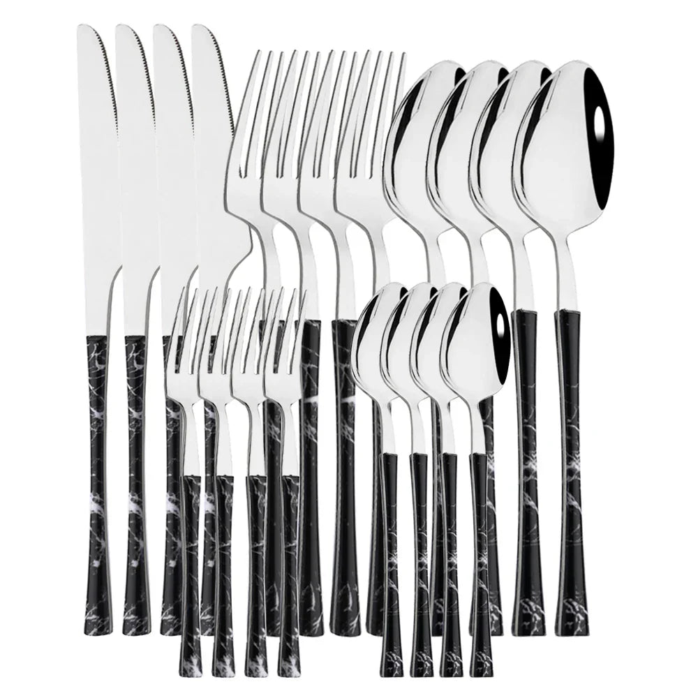 BowLift | RusticDining | Stainless Steel Cutlery with Wooden Handles