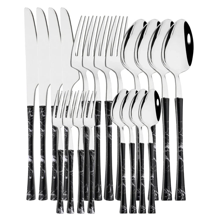 BowLift | RusticDining | Stainless Steel Cutlery with Wooden Handles