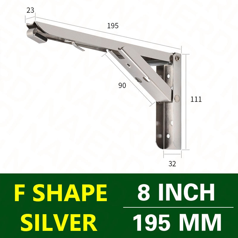 BowLift | Wall-Mounted Foldable Shelf Organizer Bracket