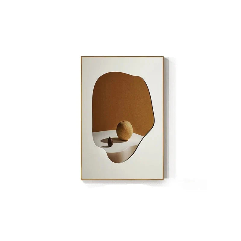 Modern Aesthetics Abstract Geometry Wall Art Fine Art Canvas Prints Pictures For Luxury Apartment Living Room Dining Room Entrance Foyer Art Decor | Bowlift