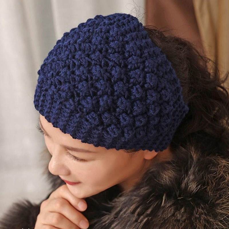 BowLift | Cozy Crown Elastic Knitted Headband