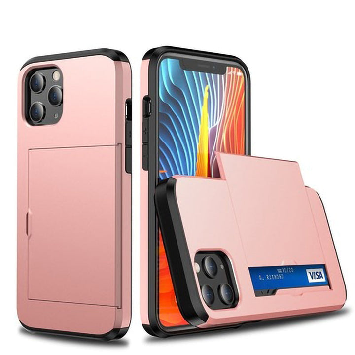BowLift | Business Armor Slide Wallet iPhone Case