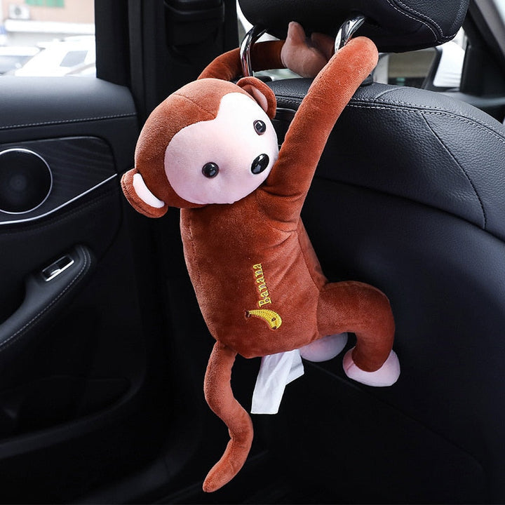 BowLift | Cuddly Monkey Tissue Box