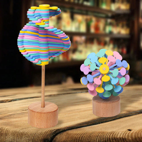 BowLift | Wooden Spinner Toy - Relaxation and Focus Enhancer