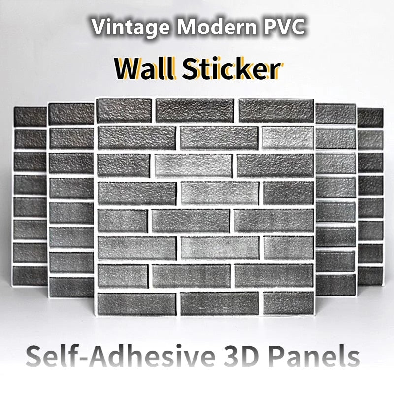 BowLift | 3D Self-Adhesive Cobblestone Wall Stickers