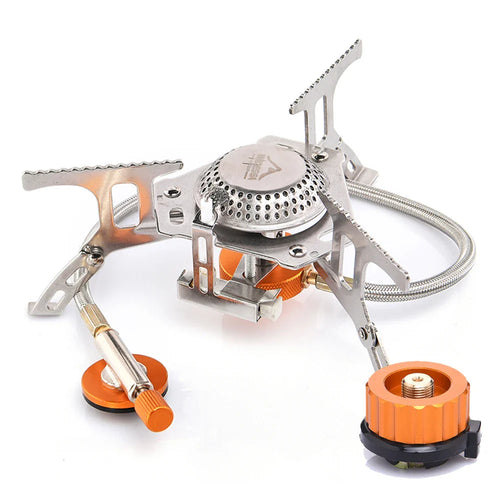 BowLift | FlameTrek Gas Stove | Compact & Powerful | For Outdoor, Camping & Trekking | Includes Transport Box