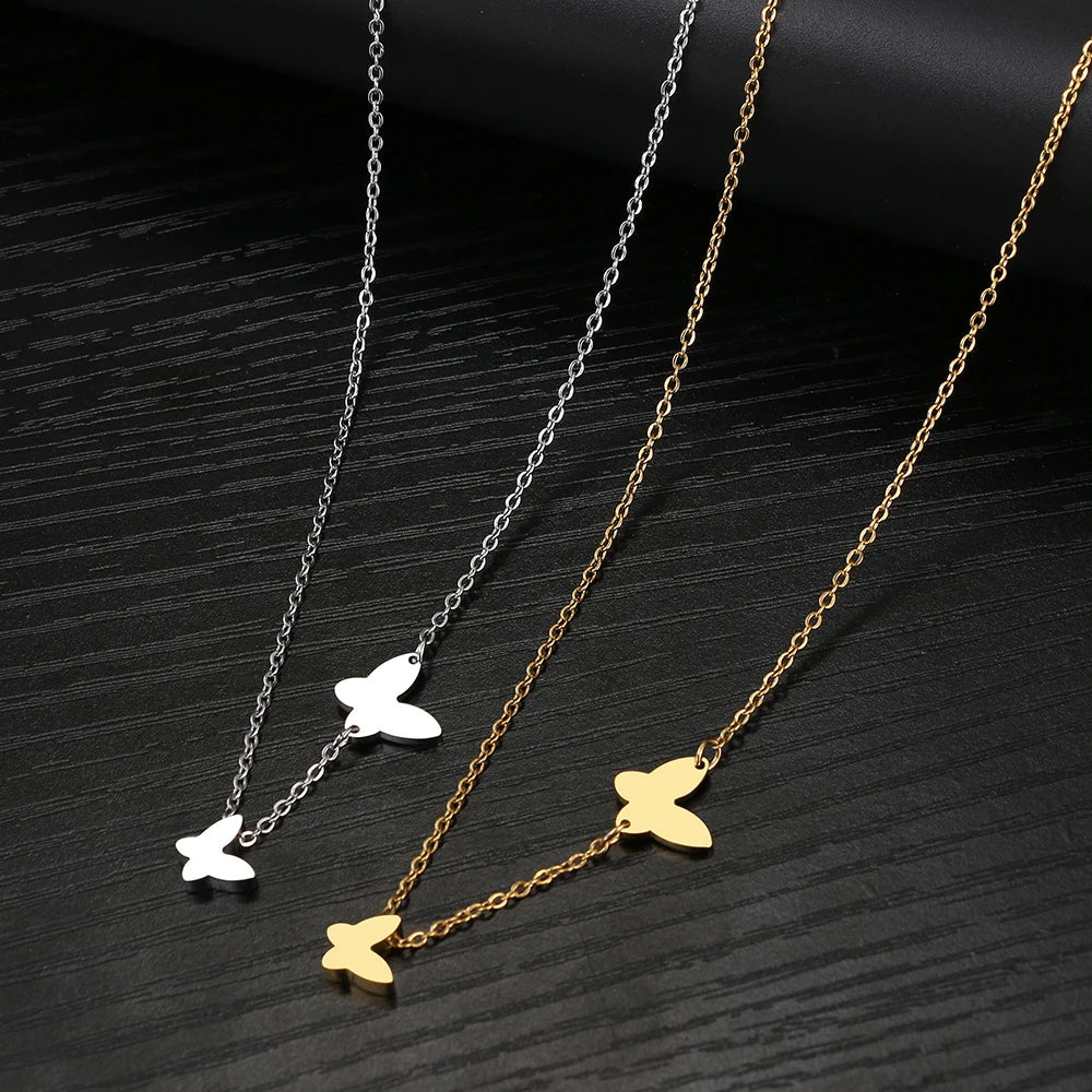 BowLift | Dainty Fluttering Butterfly Necklace