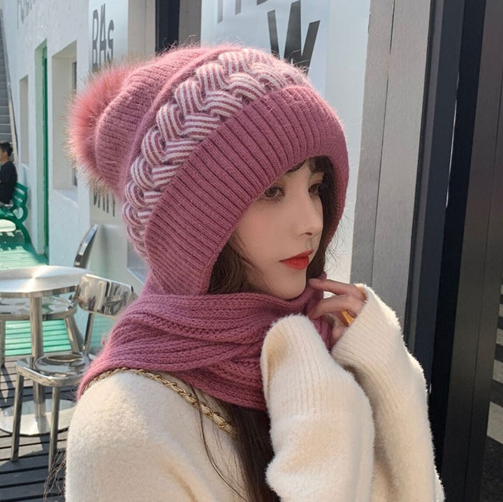 BowLift | 2in1 Wool Winter Scarf Hat