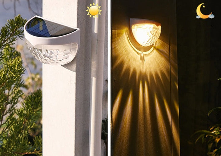 BowLift | NoirRay – Solar Wall Lamp with Elegant Modern Glow