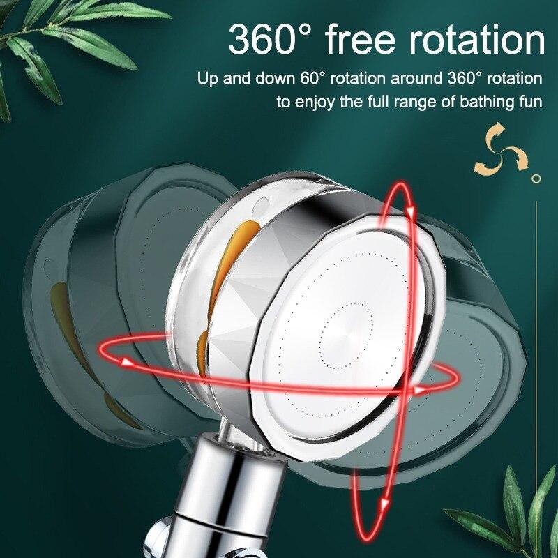 BowLift | Water Saving Flow 360° Rotating High-pressure Shower