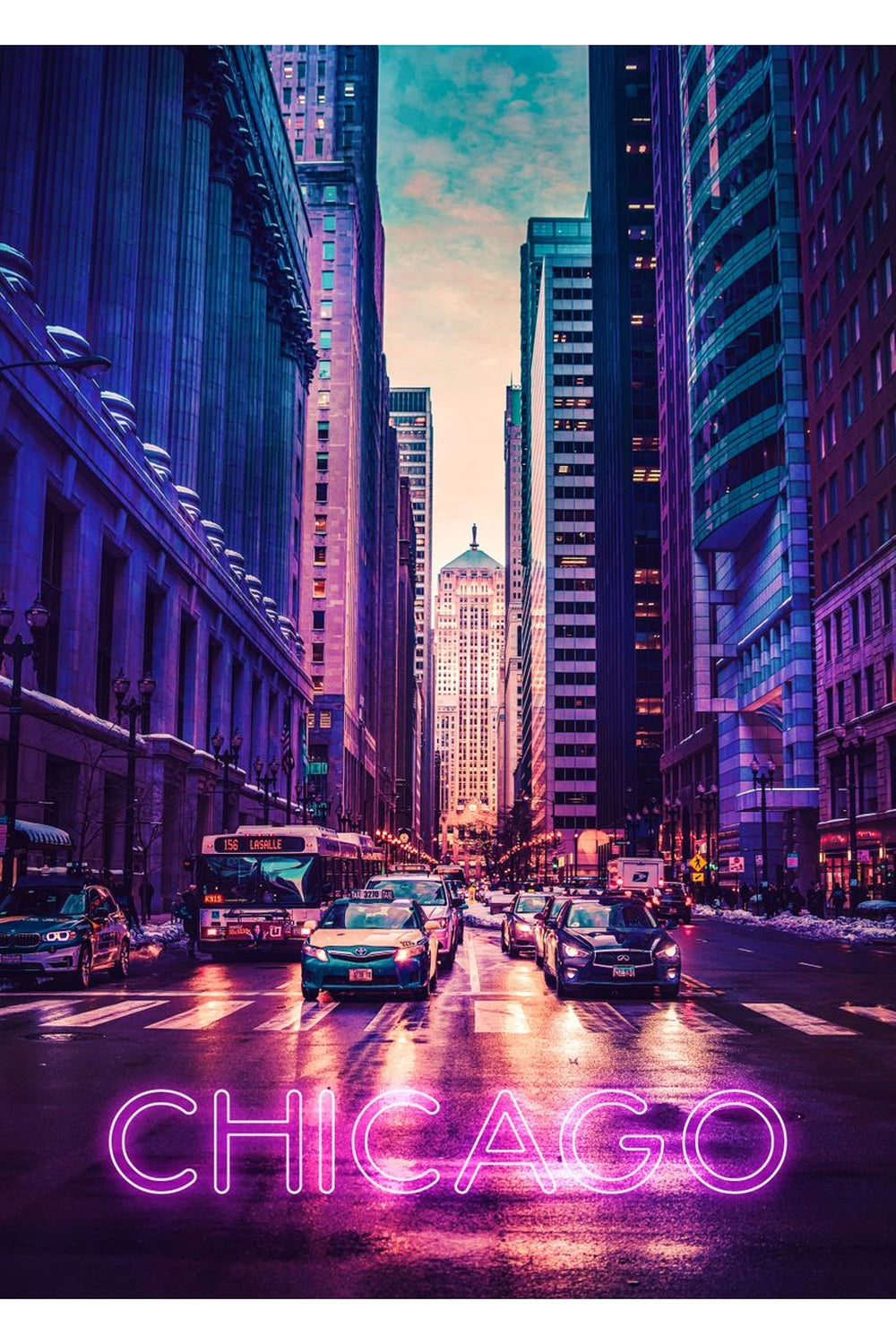 Neon Lights Poster | Bowlift