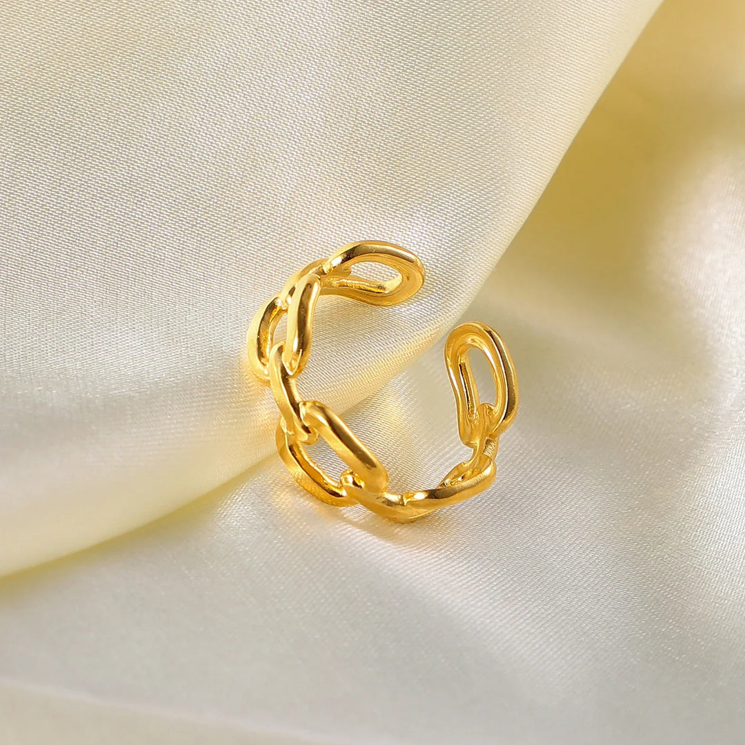 BowLift | 18k Adjustable Elegant Chain Linked Ring