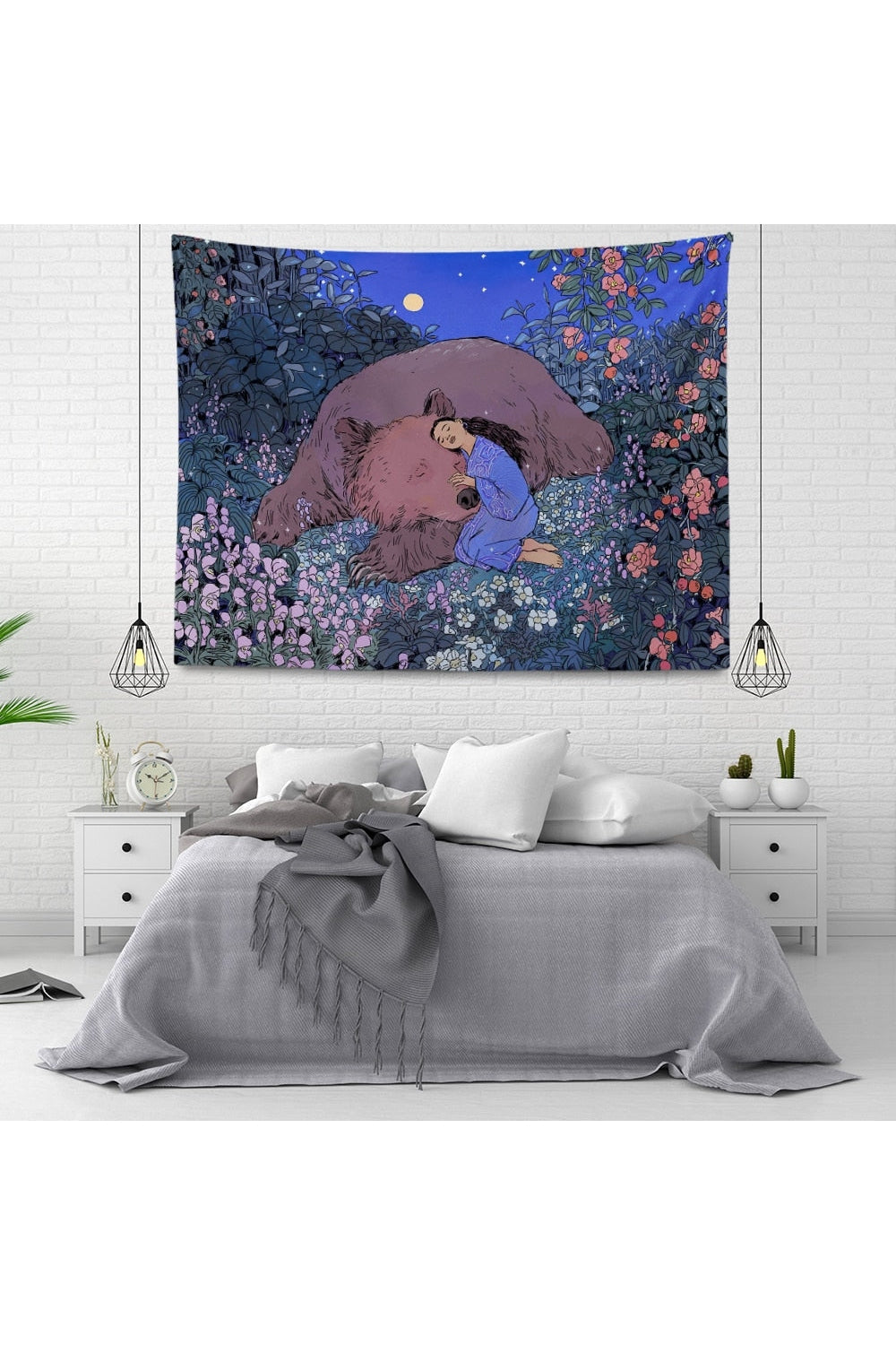inspired velvet mandala wall tapestry | Bowlift